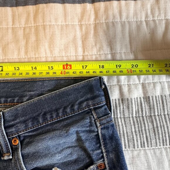 Levi's Jeans Mens 36x29 Blue 501 Cotton Denim Pants - Picture 4 of 6